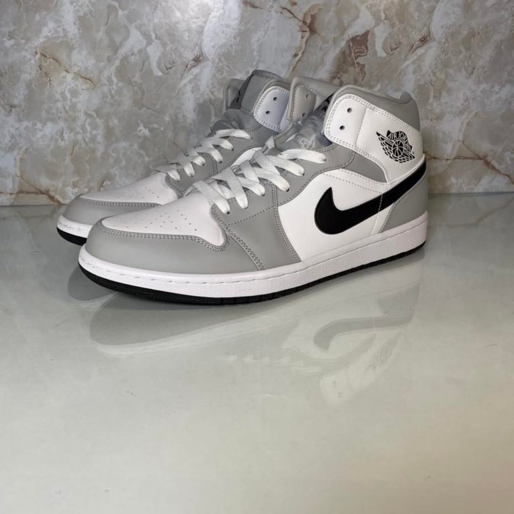 Jordan 1  Mid Grey Fog(UA) Size 12